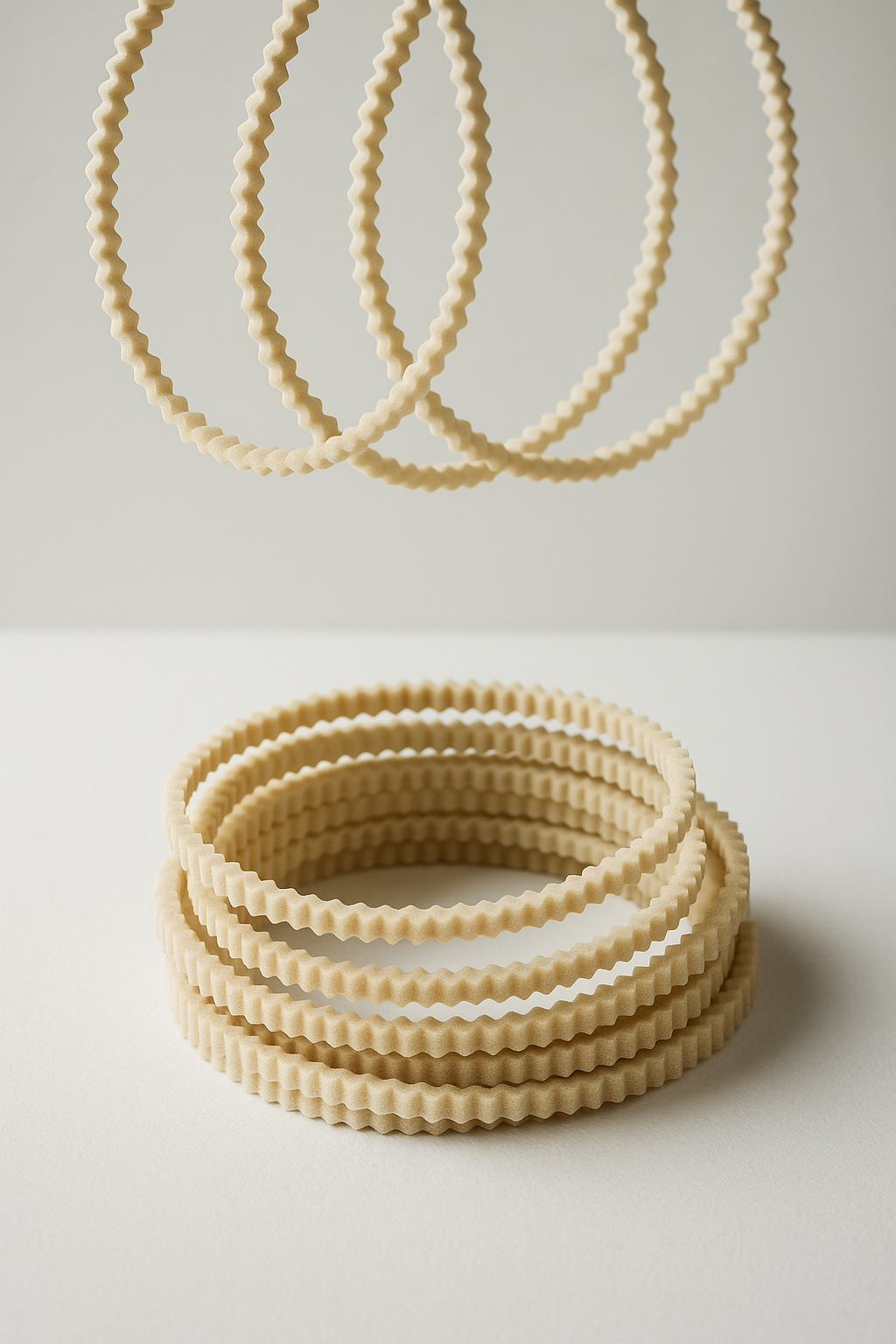 Durable zigzag sewing machine motor rubber belt