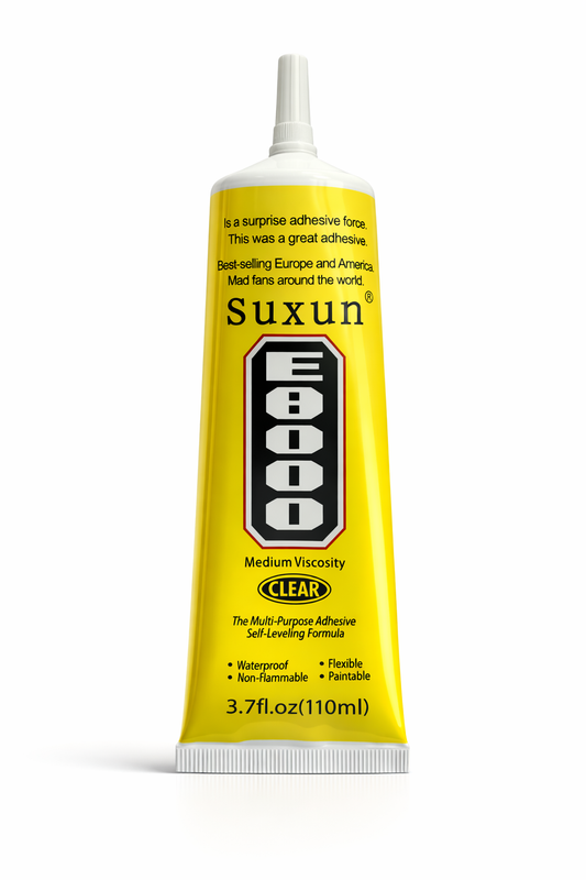 Fabric Glue E8000 – Multi-Purpose Clear Adhesive 110 ml Tube