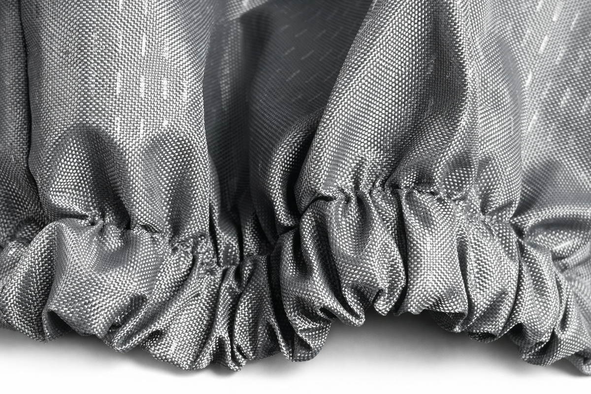 DSWCKNVK Jumbo Machine Cover – Breathable Tool Cover, Waterproof & Dust-Proof, Rust Prevention, Silver/Black, 56" X 72"