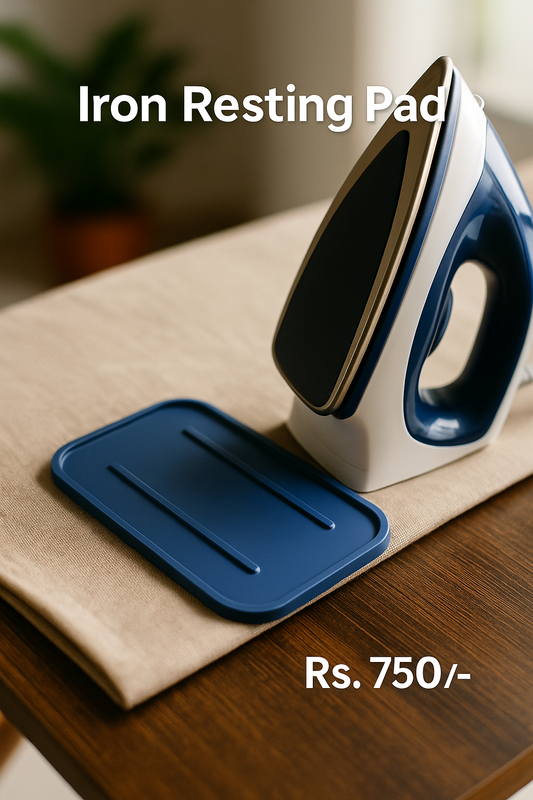 Heat resistant silicone iron resting pad