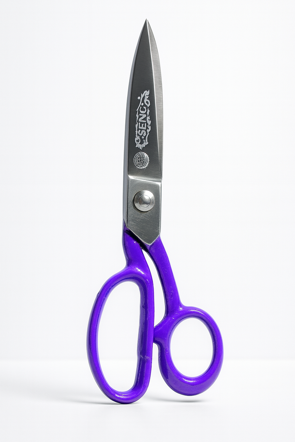 Tailor’s Fabric Cutting 10' Scissors – Heavy Duty Dressmaking Shears with Blue Handle for Sewing & Crafting