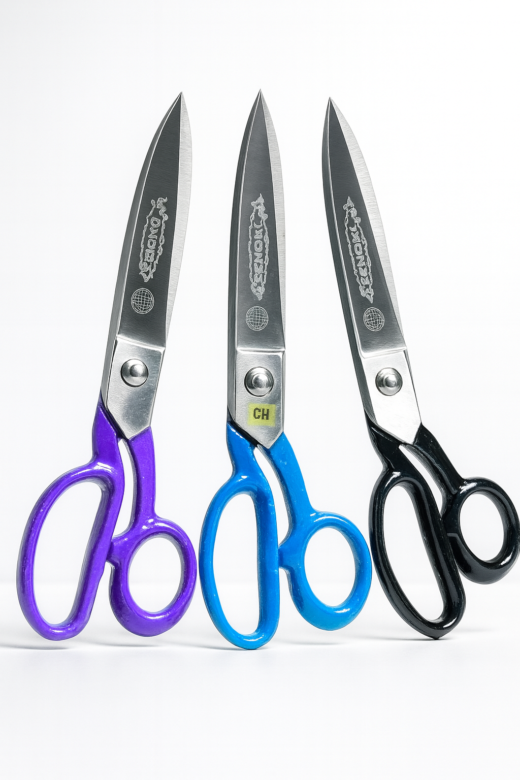Tailor’s Fabric Cutting 10' Scissors – Heavy Duty Dressmaking Shears with Blue Handle for Sewing & Crafting