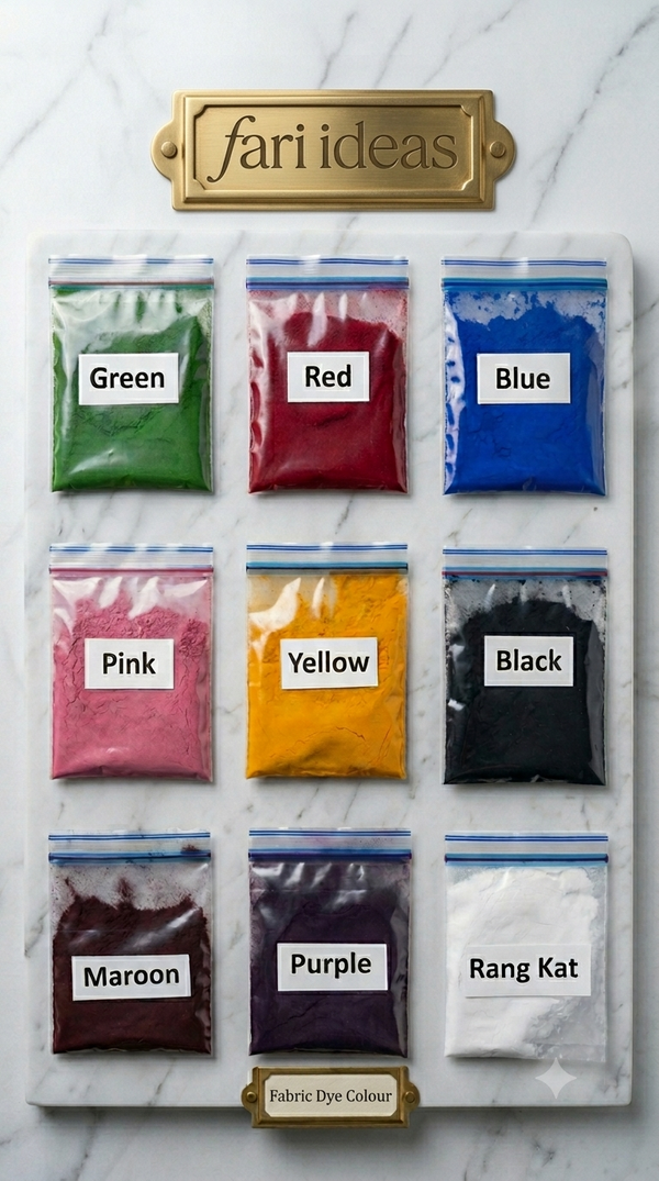 Fabric Dye Color – Single Packet (13gm)
