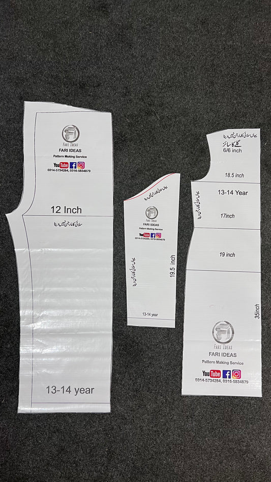 Kids Shirt & Trouser Pattern – 13 to 14 Years