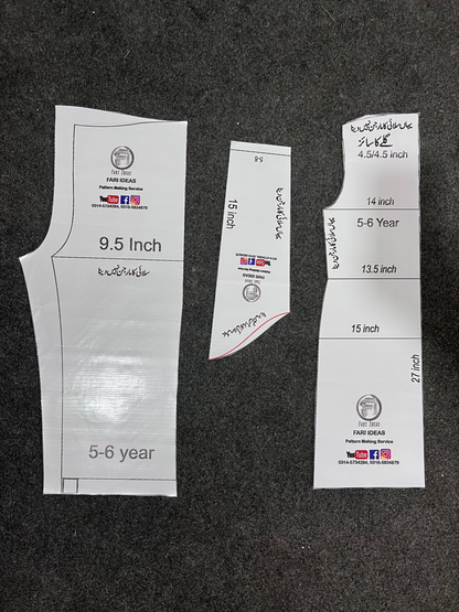 Kids Shirt & Trouser Pattern – 5 to 6 Years