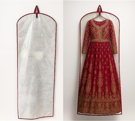 Premium Dress & Bridal Garment Bags – 60"x22", 2-Sided Handle